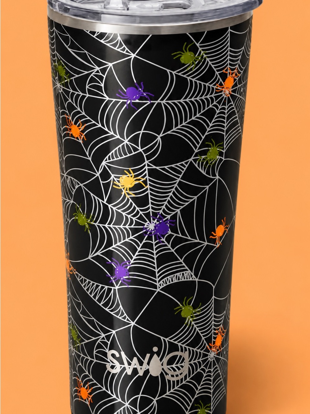 Swig life “Itsy Bitsy” Halloween 22 oz. Stainless steel Glow in the Dark Tumblr